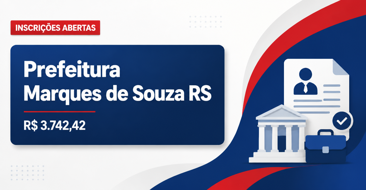 Prefeitura de Marques de Souza: Prefeitura de Marques de Souza - RS abre seleção para Fisioterapeuta - Prefeitura de Marques de Souza