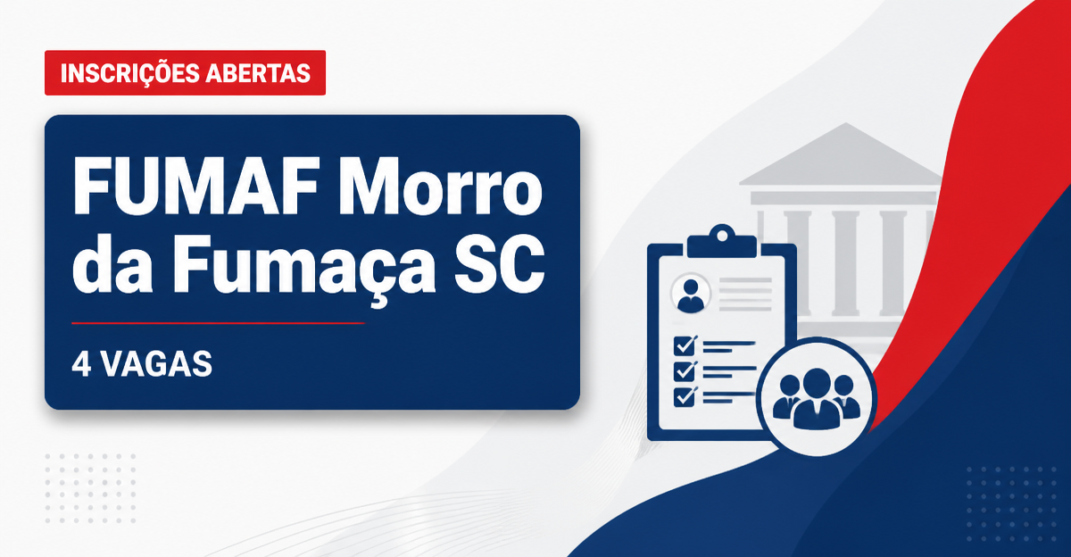 FUMAF - Fundação Municipal do Meio Ambiente de Morro da Fumaça: FUMAF de Morro da Fumaça - SC abre vagas com salários de - Fundação Municipal do Meio Ambiente de Morro da Fumaça