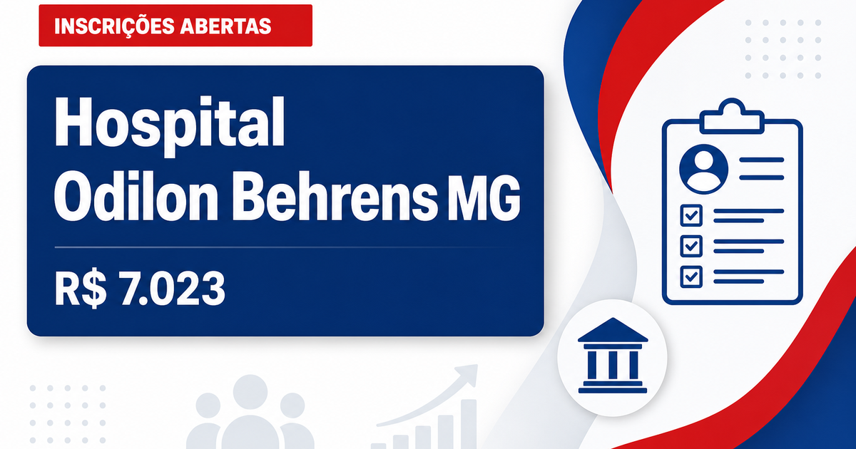 HOB - Hospital Metropolitano Odilon Behrens: HOB - MG abre vagas para Cirurgião-Dentista, Farmacêutico e Fonoaudiólogo - Hospital Metropolitano Odilon Behrens