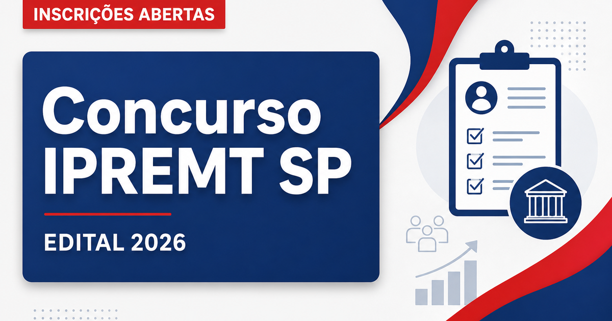 Concurso do IPREMT (SP) abre oportunidades na cidade de Taquaritinga - IPREMT