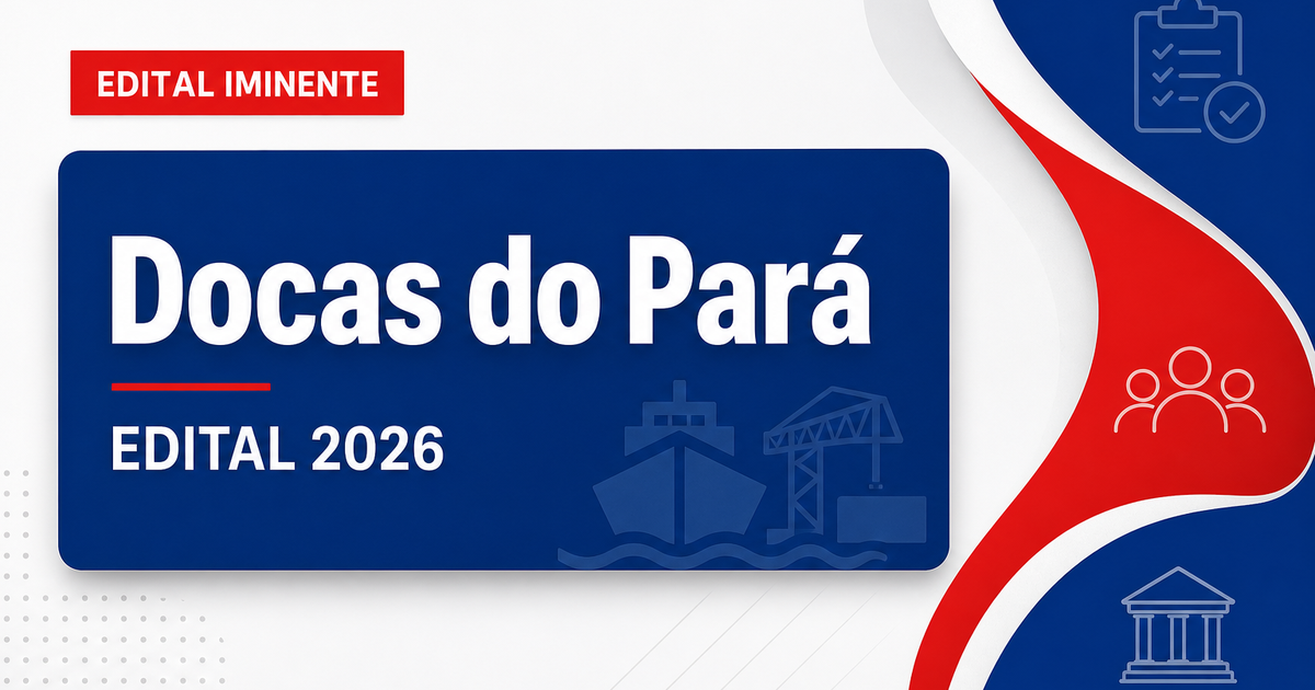 Concurso Docas PA: organizadora cria página para publicação dos editais - Docas do Pará