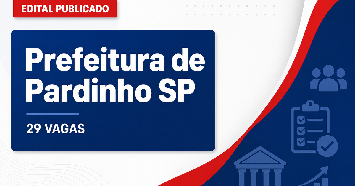 Prefeitura de Pardinho: Prefeitura de Pardinho - SP retifica o edital de concurso público - Prefeitura de Pardinho