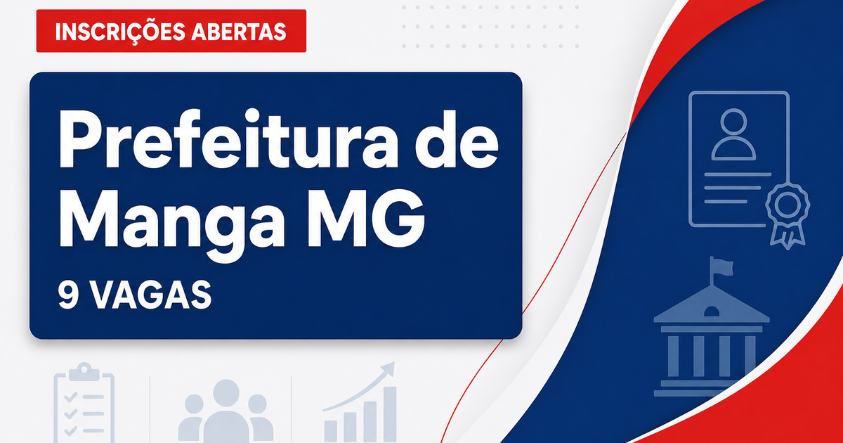 Prefeitura de Manga: Prefeitura de Manga - MG abre seleção para Agente Comunitário de Saúde - Prefeitura de Manga
