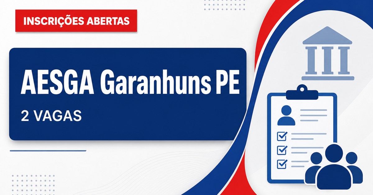 AESGA - Autarquia do Ensino Superior de Garanhuns: AESGA - PE abre processo seletivo para professores de nível superior - Autarquia do Ensino Superior de Garanhuns