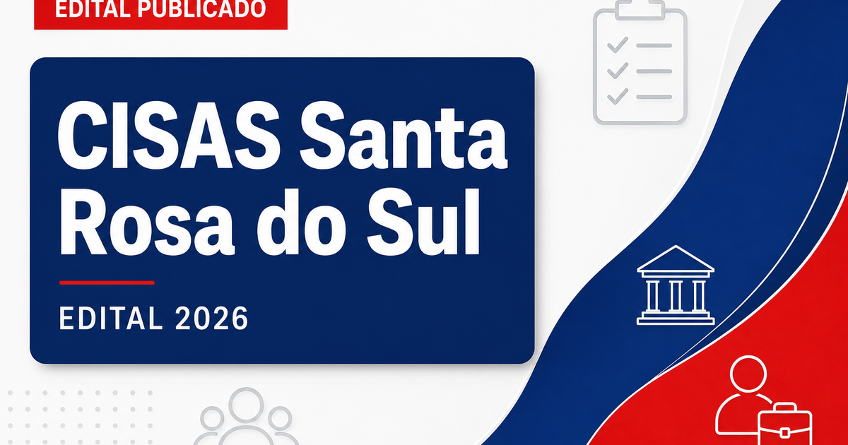 CISAS Santa Rosa do Sul SC abre processo seletivo para assistente social - CISAS Santa Rosa do Sul