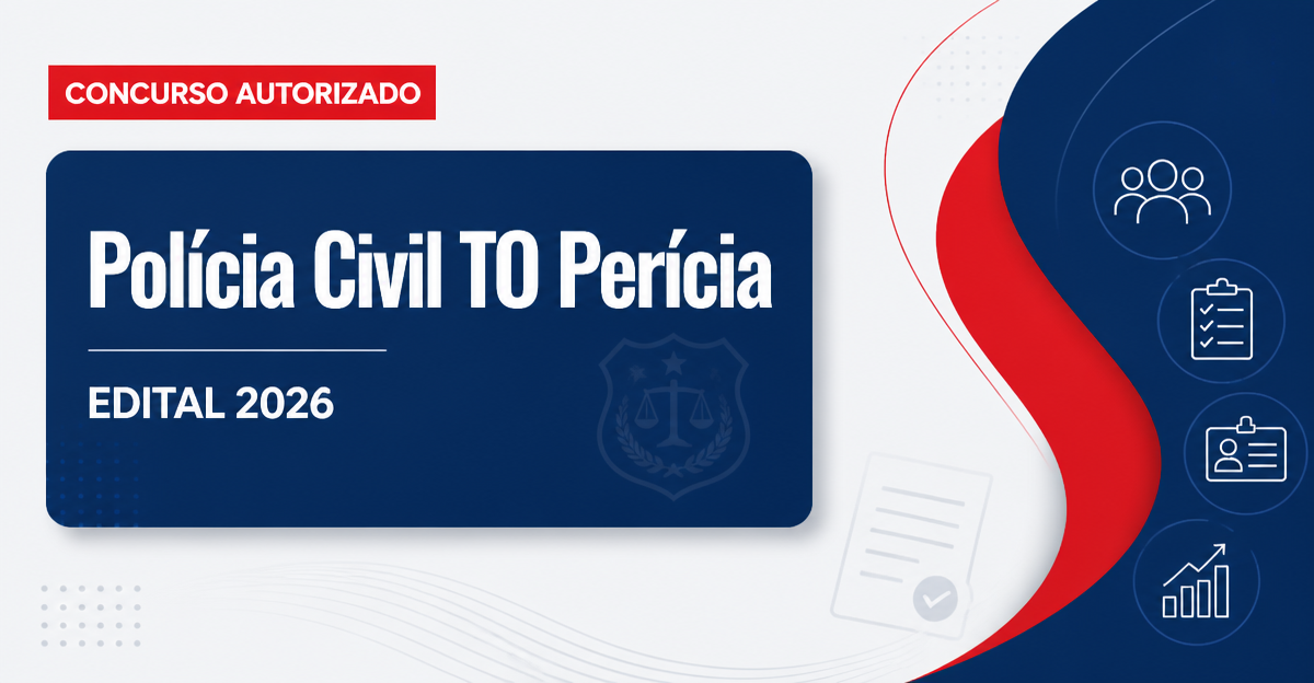 Concurso PC TO: Justiça dá 100 dias para edital da área Pericial - Polícia Civil