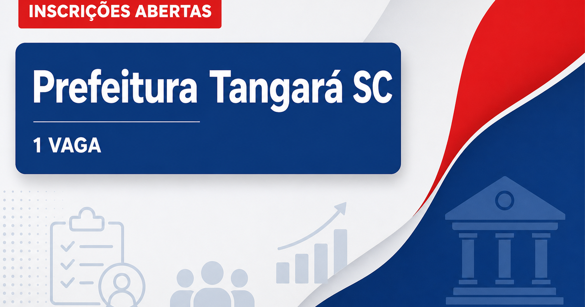 Prefeitura de Tangará: Prefeitura de Tangará - SC abre processo seletivo com salários de até R$ 5.191,14 - Prefeitura de Tangará