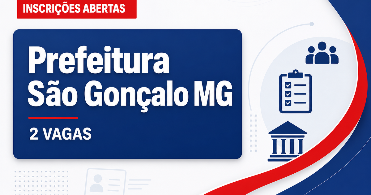 Prefeitura de São Gonçalo do Rio Abaixo: Prefeitura de São Gonçalo do Rio Abaixo - MG abre vagas para Agente Comunitário - Prefeitura de São Gonçalo do Rio Abaixo
