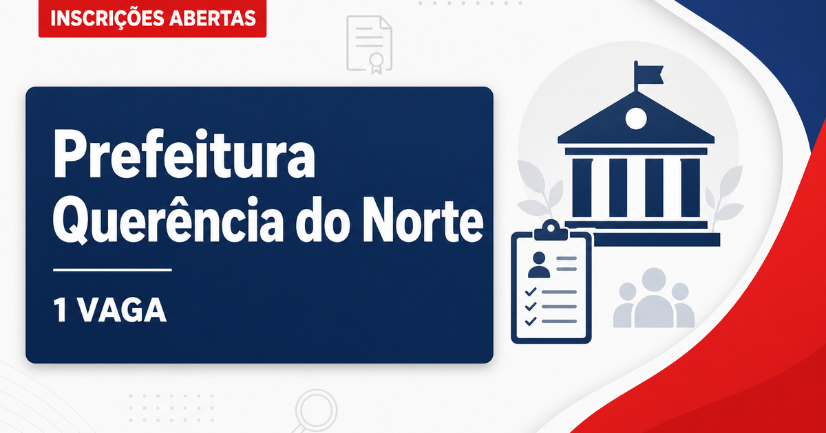 Prefeitura de Querência do Norte: Prefeitura de Querência do Norte - PR abre seleção para Nutricionista - Prefeitura de Querência do Norte