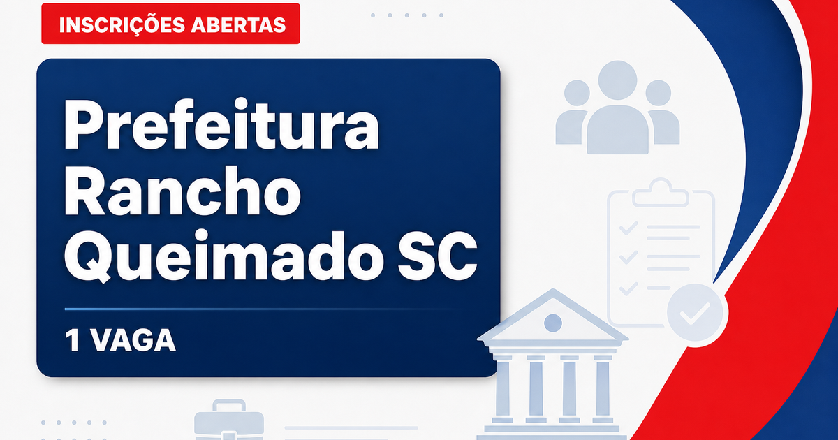 Prefeitura de Rancho Queimado: Prefeitura de Rancho Queimado - SC abre seleção para Agente de Serviços Gerais - Prefeitura de Rancho Queimado