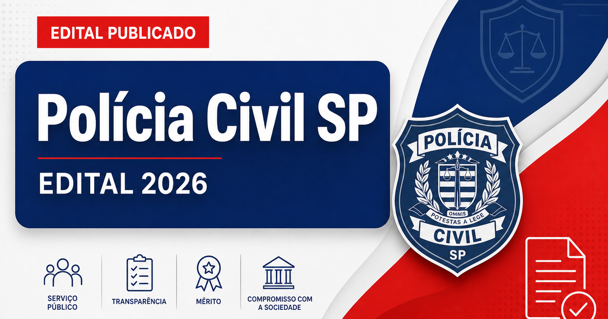 Concurso PC SP para investigador recebe recursos até segunda, 29 - Polícia Civil