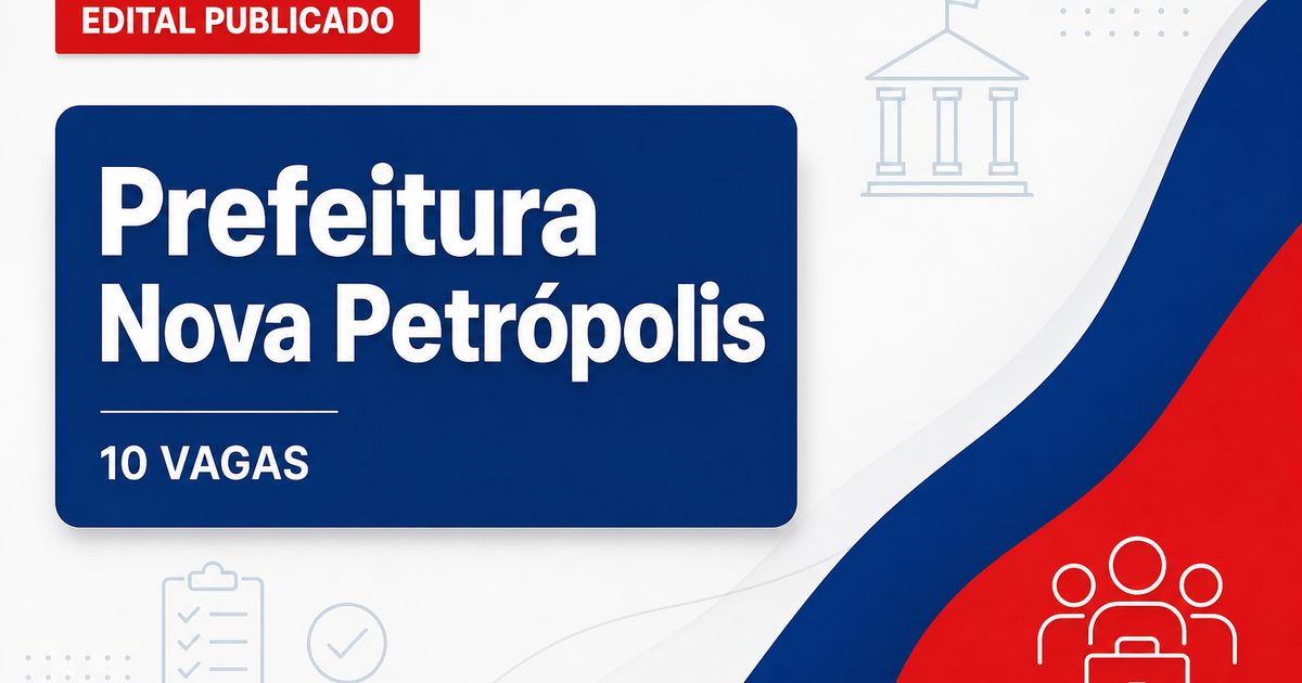 Prefeitura de Nova Petrópolis RS abre processo seletivo com 10 vagas - Prefeitura de Nova Petrópolis