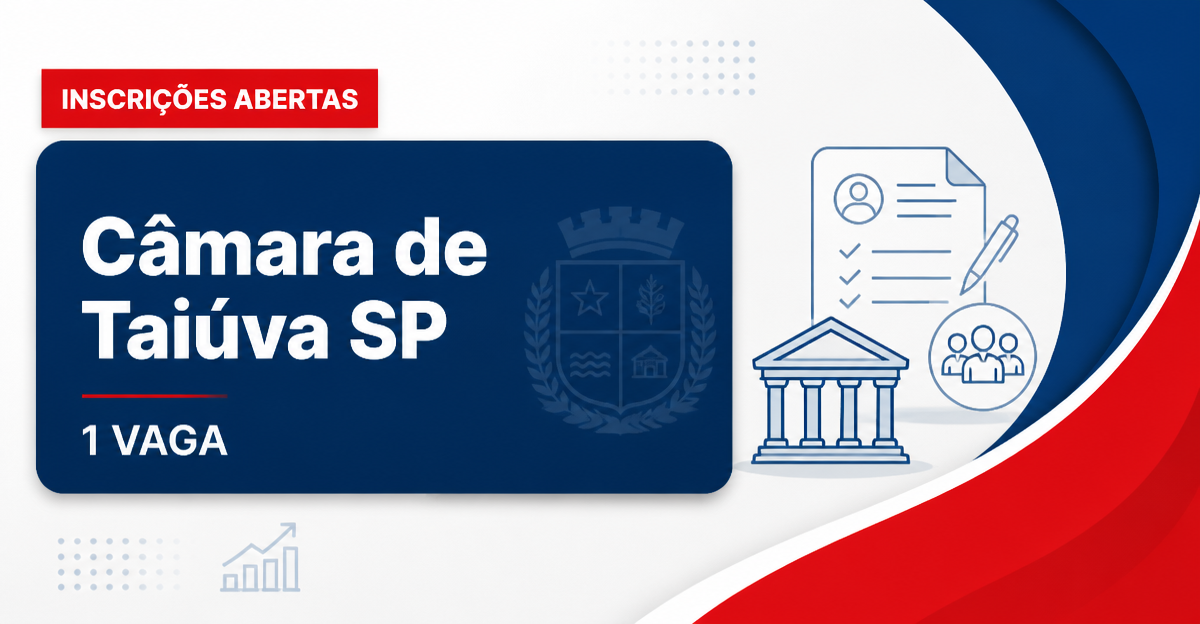 Câmara de Taiúva: Câmara de Taiúva - SP abre concurso para cargo de Agente de Serviços Gerais - Câmara de Taiúva