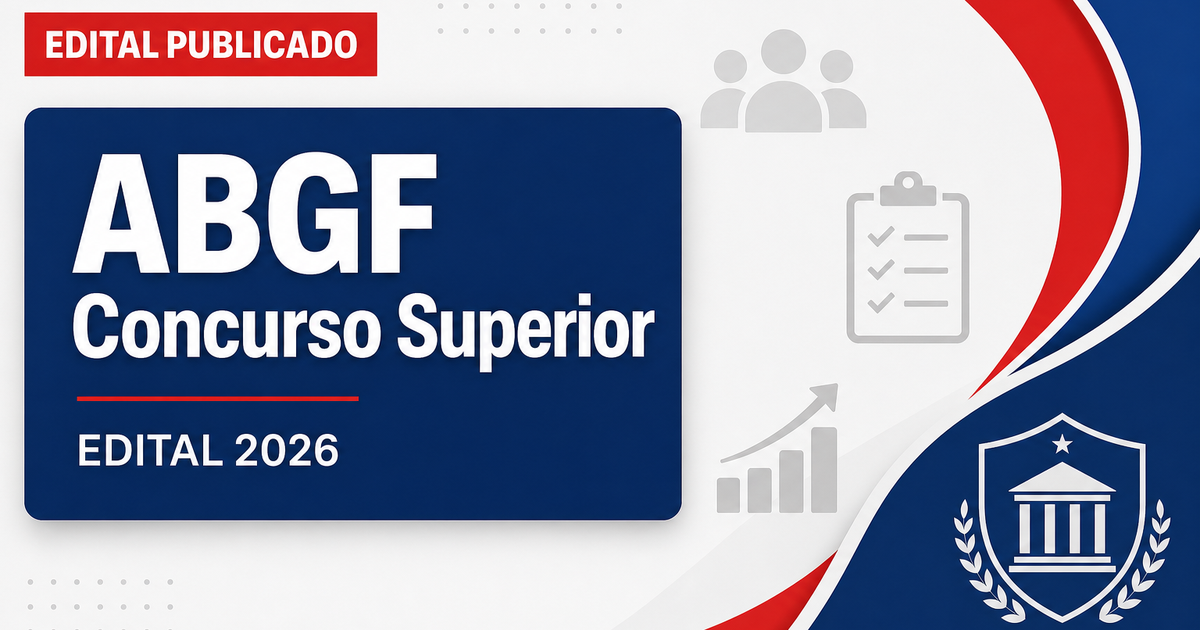 ABGF abre concurso público com vagas para cargos de nível superior - ABGF abre  público com vagasra cargos de nível superior