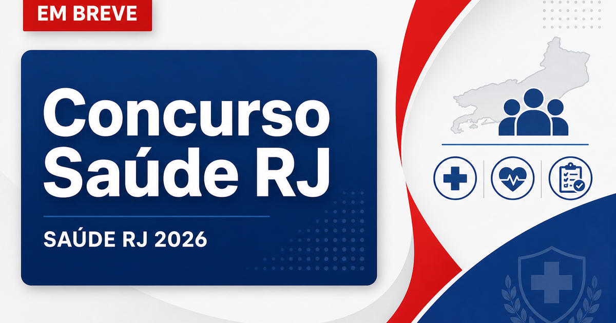 Concurso Saúde RJ tem comissão de fiscalização alterada - Secretaria de Estado de Saúde do Rio de Janeiro