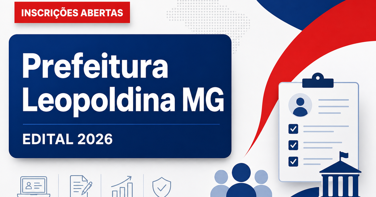 Prefeitura de Leopoldina - MG abre seleção para Técnico em Segurança do Trabalho - Prefeitura de Leopoldina