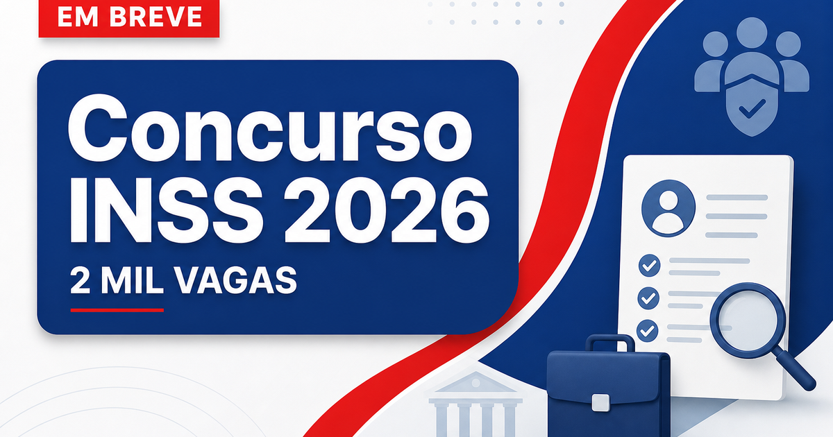 Concurso INSS: presidente do órgão confirma pedido para 2 mil vagas emergenciais - INSS: presidente do órgão confirma pedidora 2 mil vagas emergenciais