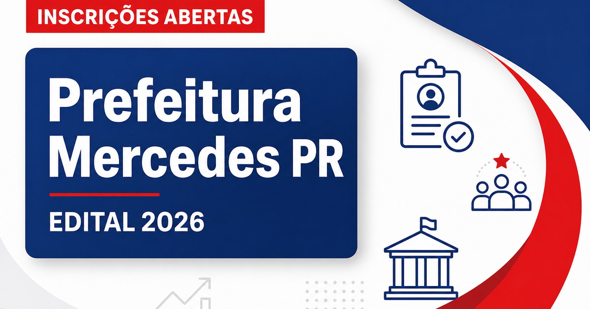 Prefeitura de Mercedes - PR abre processo seletivo para médicos e psicólogos - Prefeitura de Mercedes