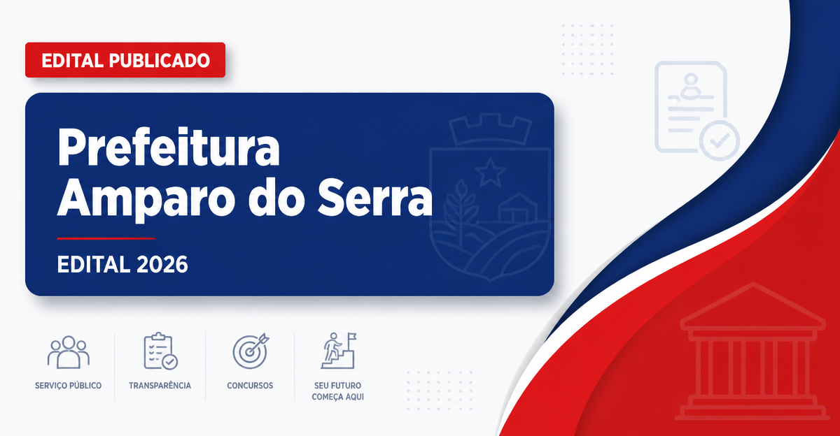 Prefeitura de Amparo do Serra - MG retifica processo seletivo para Agentes de Saúde e de Endemias - Prefeitura de Amparo do Serra