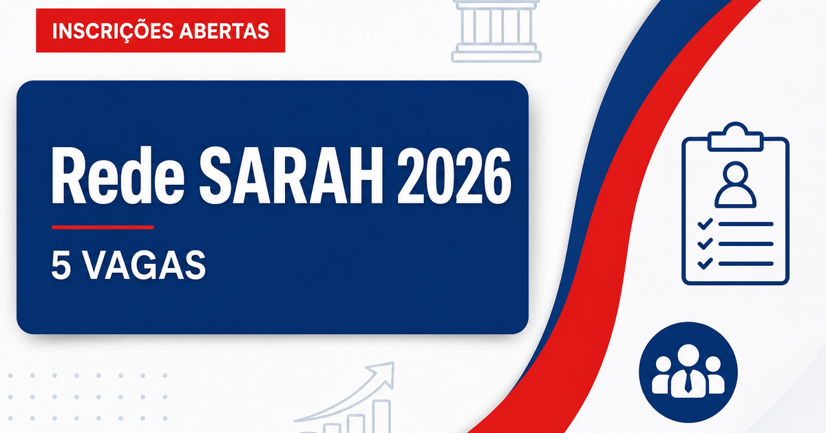 Processo seletivo APS Rede SARAH prorroga inscrições para 5 vagas de engenheiro - Processo seletivo APS Rede SARAH prorroga inscriçõesra 5 vagas de engenheiro