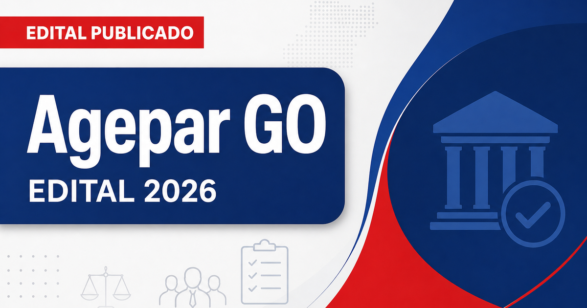 Concurso da Agepar: publicado edital para especialista em regulação - Agência Estadual de Regulação de Serviços Públicos do Estado de Goiás