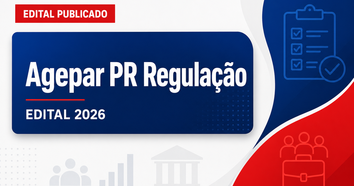 Agepar - PR abre concurso público com vagas para especialistas em regulação - Agência Estadual de Regulação, Fiscalização e Controle de Serviços Públicos