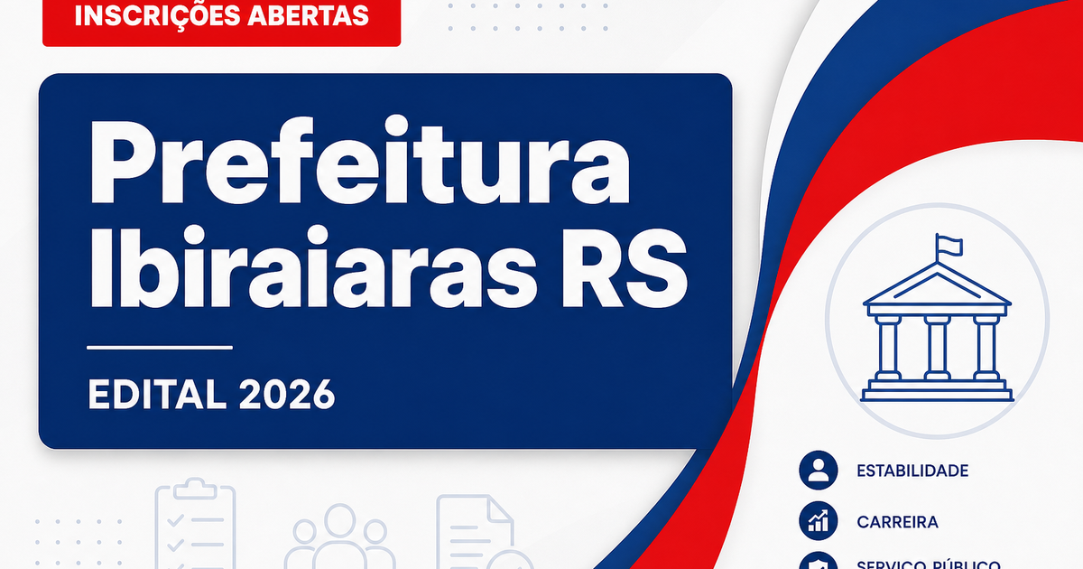 Prefeitura de Ibiraiaras - RS abre processo seletivo para o cargo de Doméstica/Servente - Prefeitura de Ibiraiaras