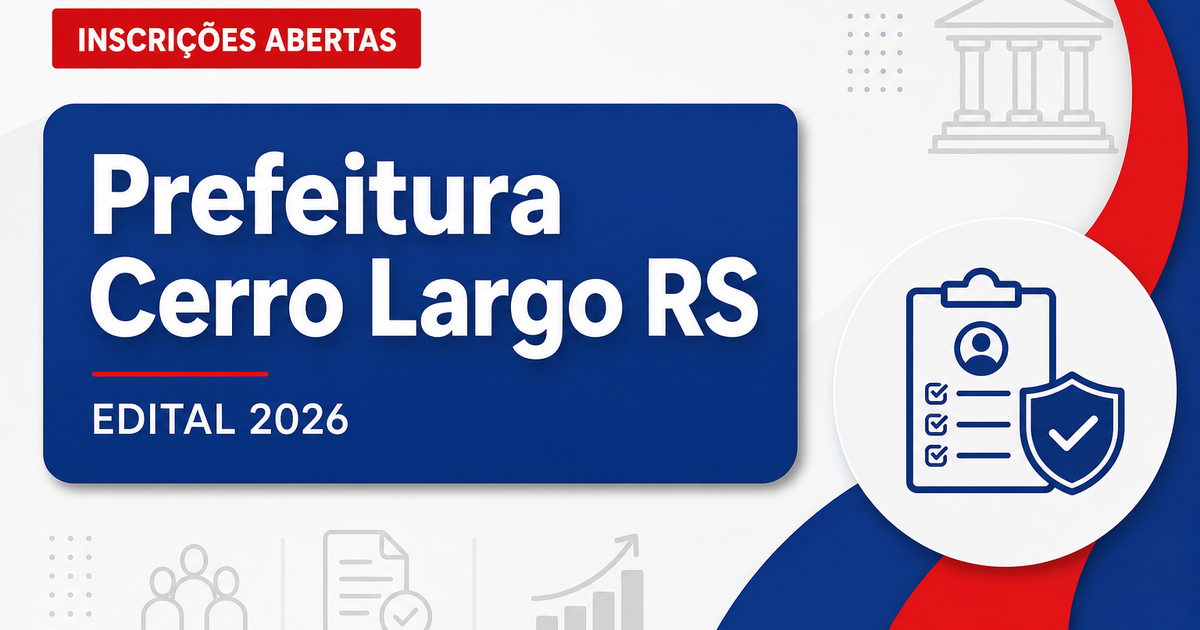 Prefeitura de Cerro Largo - RS abre seleção para Professor na área de Educação Infantil e Anos Iniciais - Prefeitura de Cerro Largo