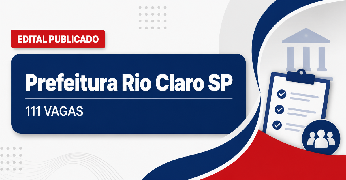Prefeitura de Rio Claro: Prefeitura de Rio Claro - SP publica retificações em concurso público - Prefeitura de Rio Claro