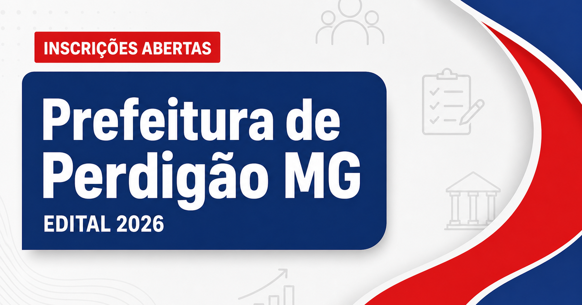 Prefeitura de Perdigão MG abre processo seletivo para motorista - Prefeitura de Perdigão