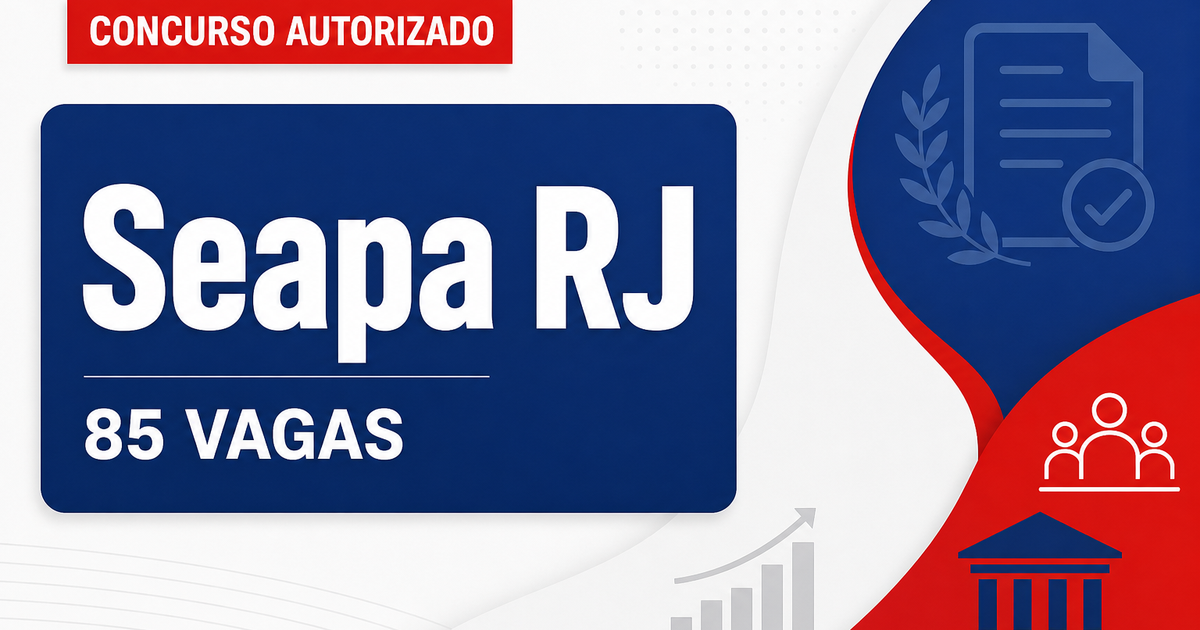 Concurso Seapa RJ tem parecer favorável para edital com 85 vagas - Secretaria de Estado de Agricultura, Pecuária e Abastecimento