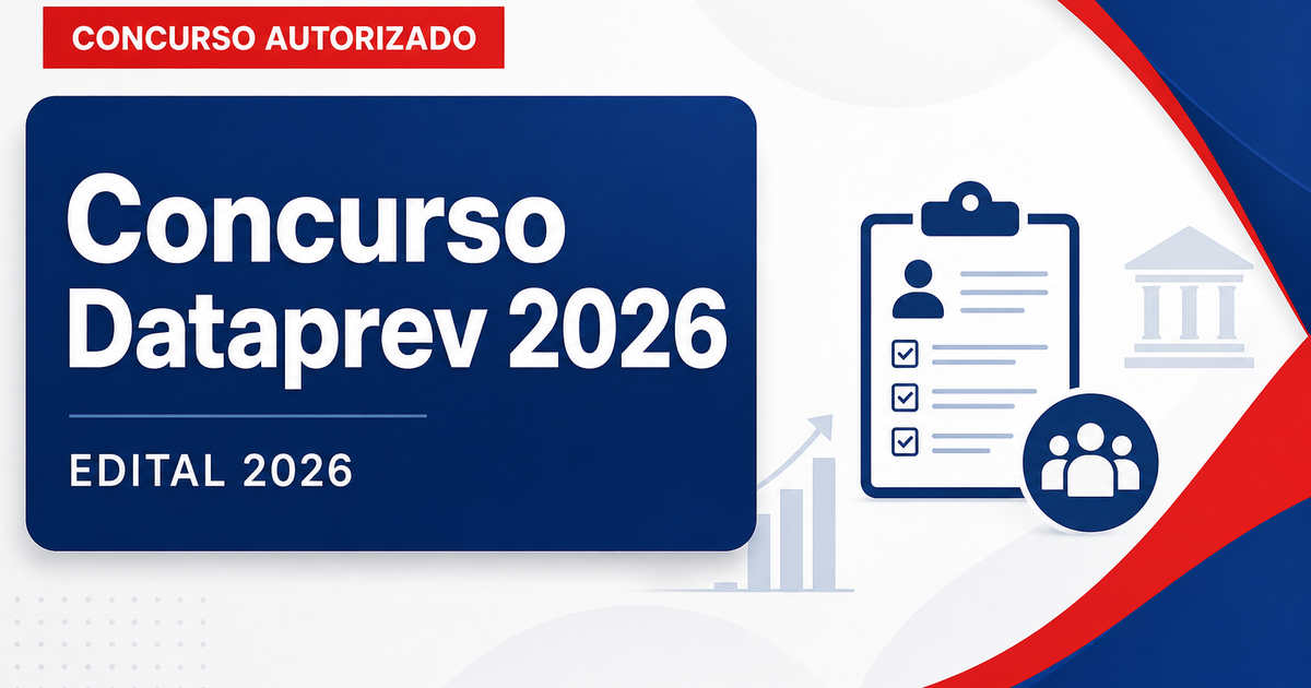 Concurso Dataprev 2026: termo confirma vagas, áreas e etapas - Dataprev : termo confirma vagas, áreas e etapas