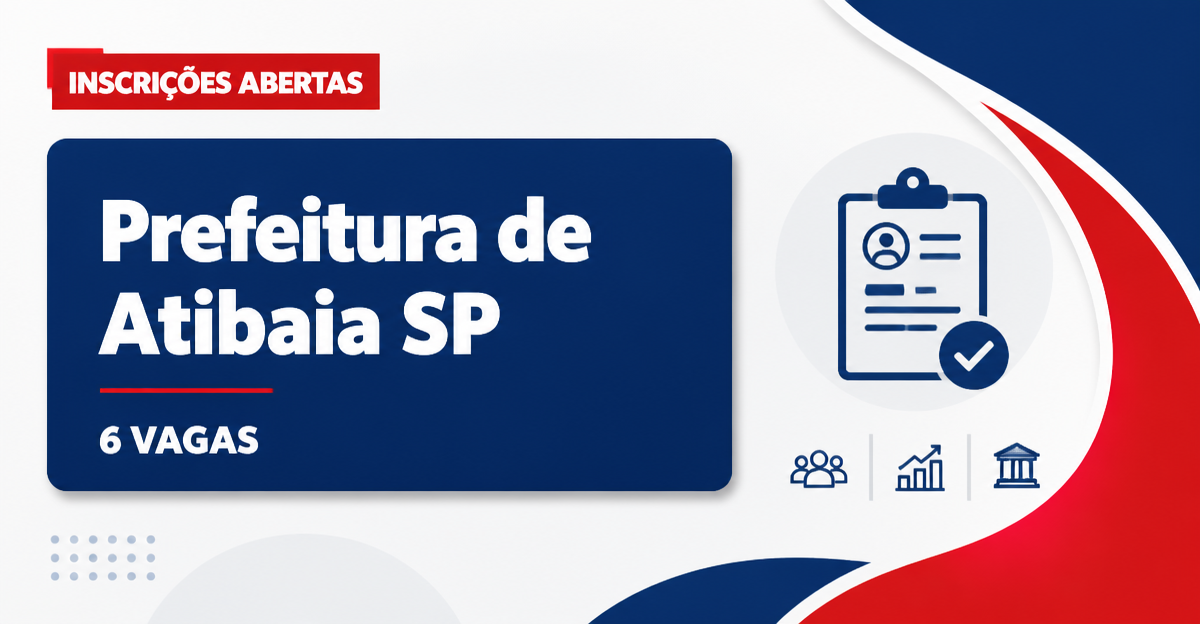 Prefeitura de Atibaia: Prefeitura de Atibaia - SP abre processo seletivo para o cargo de Coveiro - Prefeitura de Atibaia