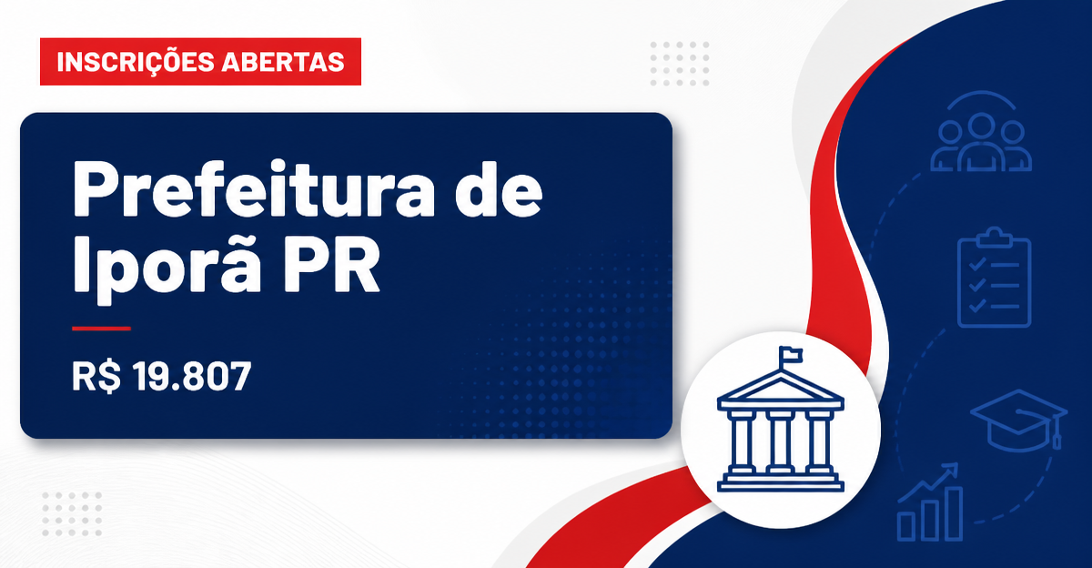 Prefeitura de Iporã: Prefeitura de Iporã - PR abre processo seletivo para o cargo de Médico - Prefeitura de Iporã
