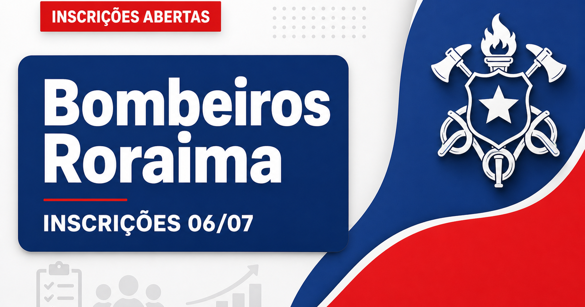 Concurso Bombeiros RR: edital a qualquer momento, inscrições começam segunda (6), segundo governador - Corpo de Bombeiros