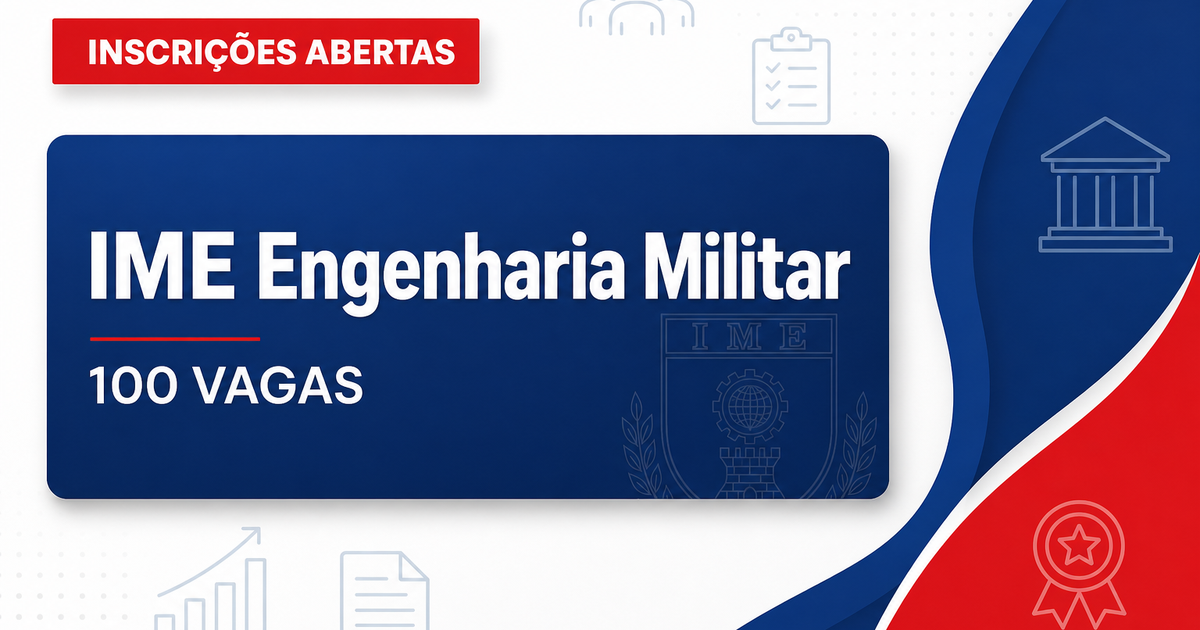 IME - Instituto Militar de Engenharia: IME abre concursos para cursos de formação com 100 vagas - IME - Instituto Militar de Engenharia: IME abre sra cursos de formação com 100 v