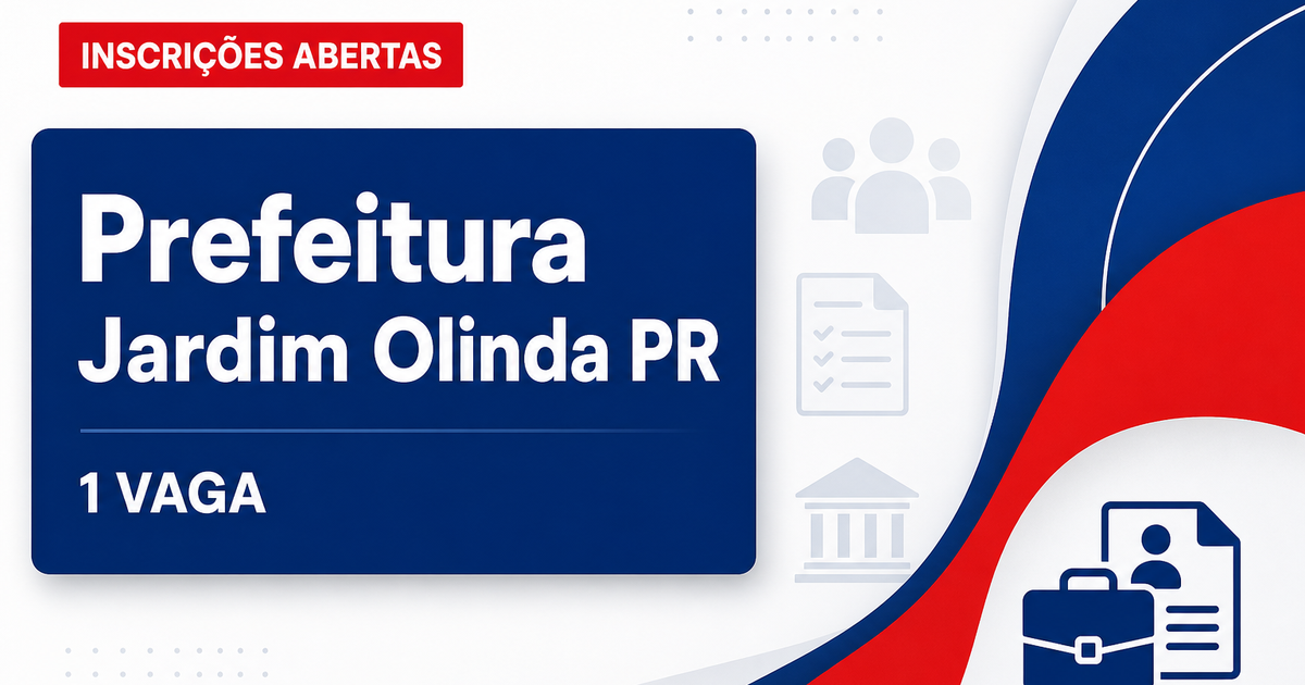 Prefeitura de Jardim Olinda: Prefeitura de Jardim Olinda - PR abre concurso público para Fonoaudiólogo - Prefeitura de Jardim Olinda