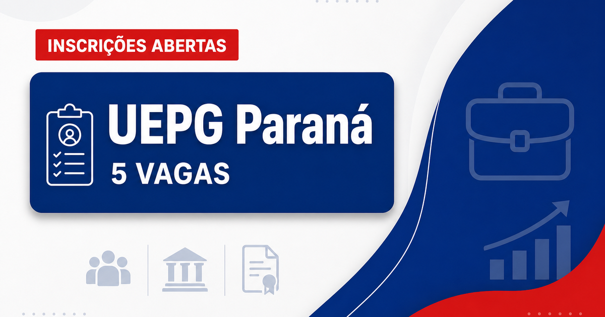 UEPG - Universidade Estadual de Ponta Grossa: UEPG - PR abre processo seletivo com salários de até R$ 7.997,72 - Universidade Estadual de Ponta Grossa