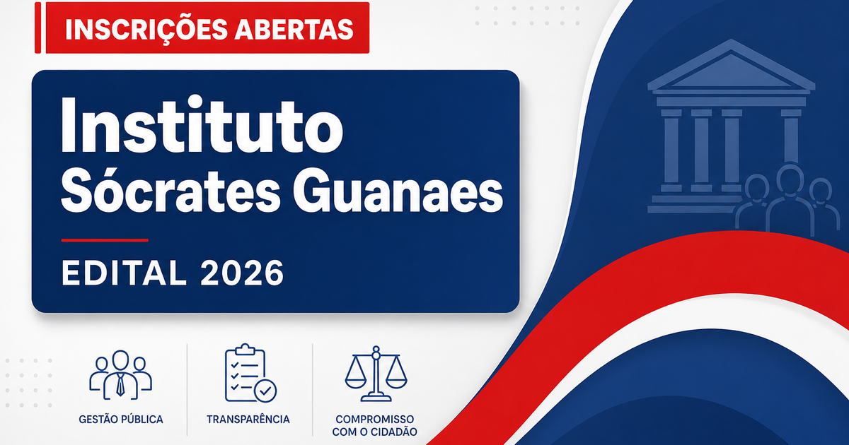 Instituto Sócrates Guanaes Goiânia GO abre processo seletivo para cadastro de reserva - Instituto Sócrates Guanaes