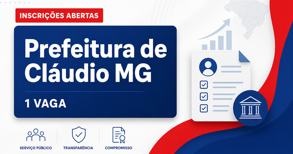 Prefeitura de Cláudio: Prefeitura de Cláudio - MG abre processo seletivo para Odontólogo de ESF - Prefeitura de Cláudio