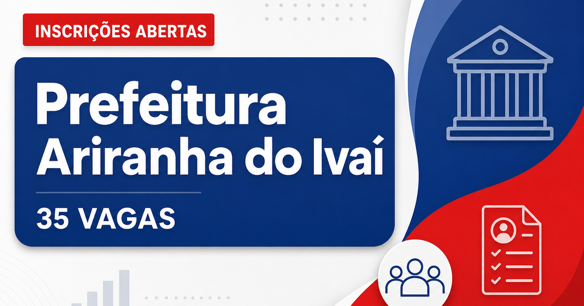 Prefeitura de Ariranha do Ivaí: Prefeitura de Ariranha do Ivaí - PR abre concurso público com salários de até R$ 6.513,0 - Prefeitura de Ariranha do Ivaí
