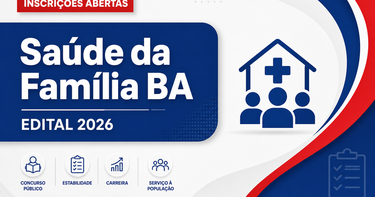 Fundação Estatal Saúde da Família BA abre processo seletivo para SVO - Fundação Estatal Saúde da Família BA