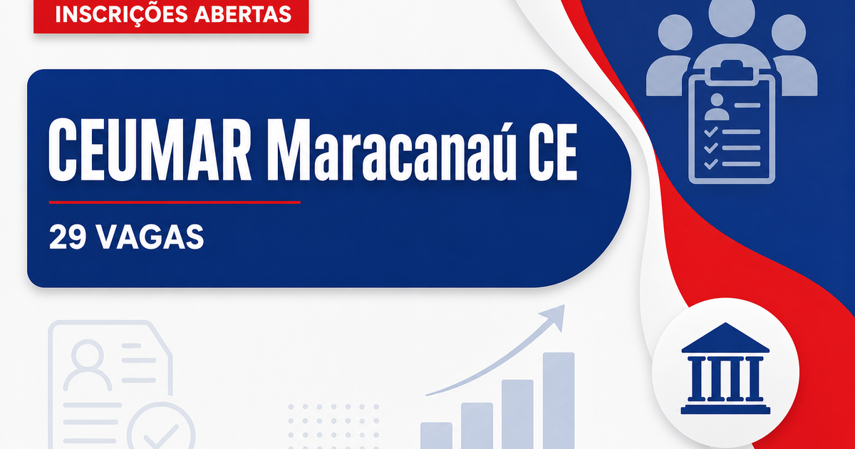 Processo seletivo CEUMAR Maracanaú CE abre 29 vagas para docentes - CEUMAR