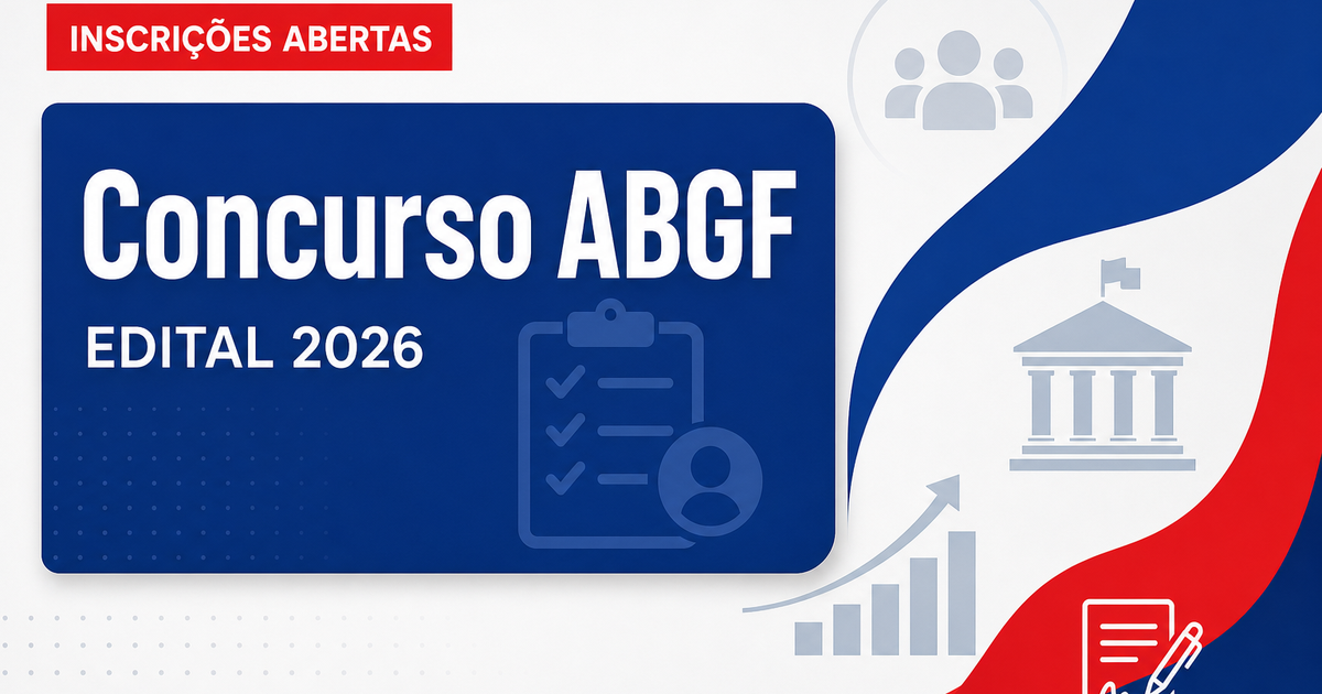 Concurso ABGF abre inscrições; veja salários e benefícios! - ABGF abre inscrições; veja salários e benefícios!