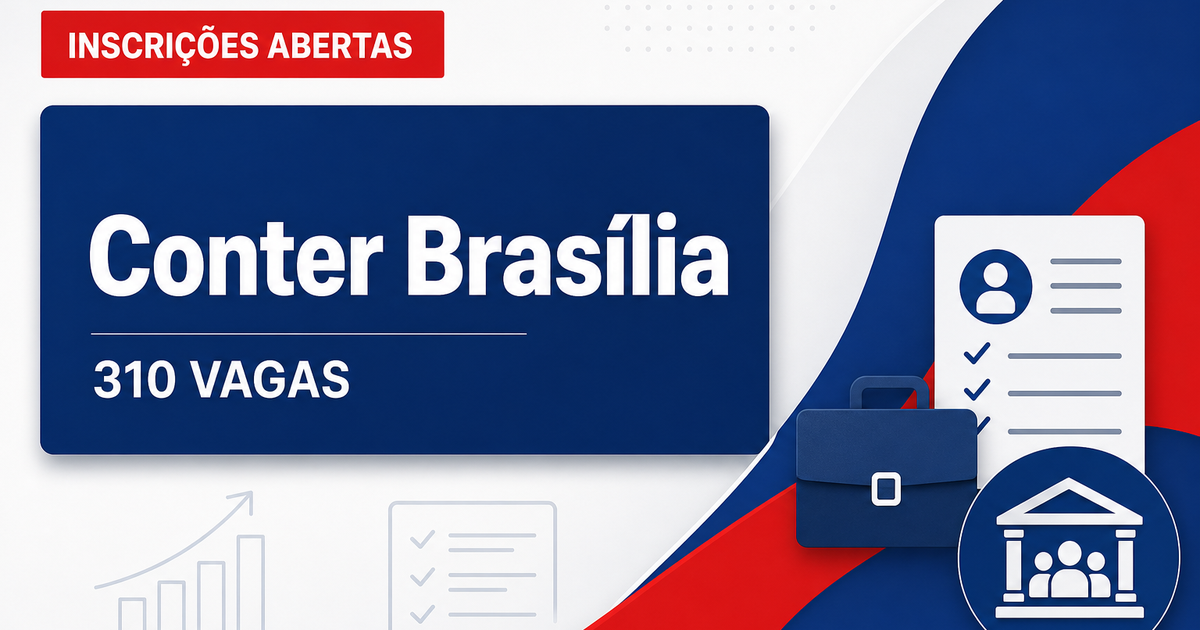 Concurso do Conter: últimas horas de inscrição para 310 vagas em Brasília - Conter