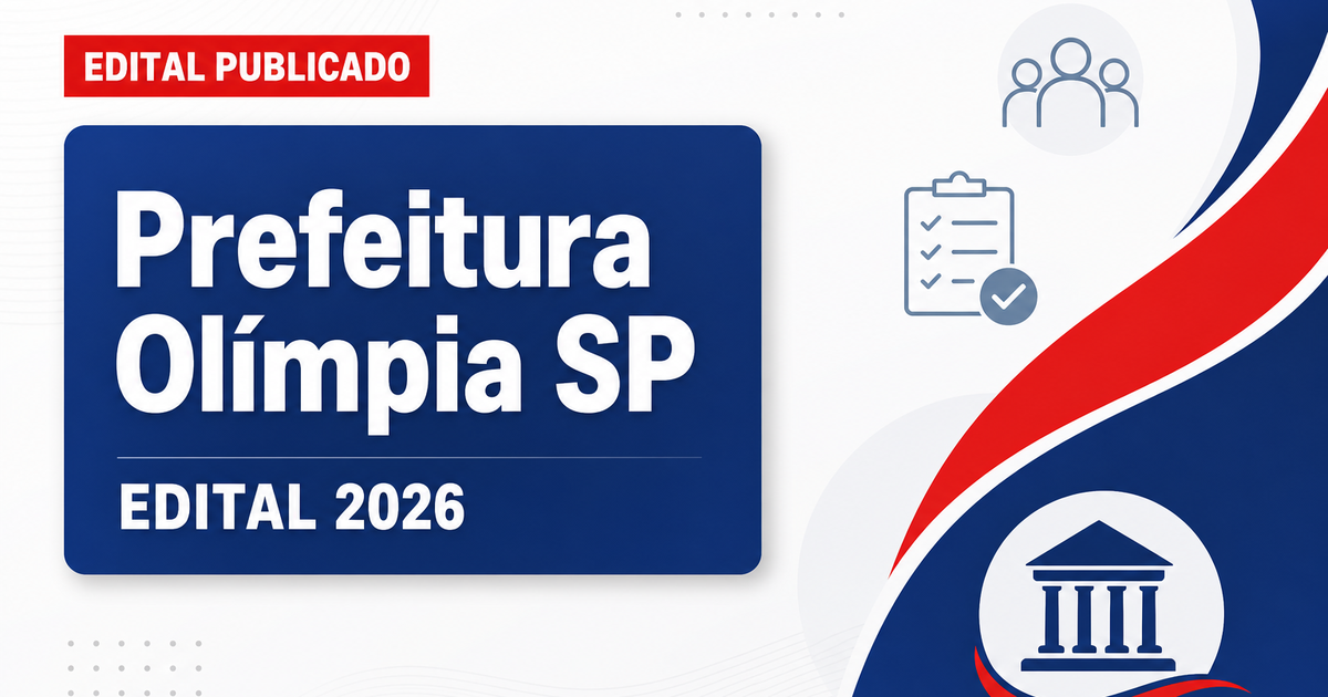 Prefeitura de Olímpia - SP abre concurso público para Historiador e Museólogo - Prefeitura de Olímpia