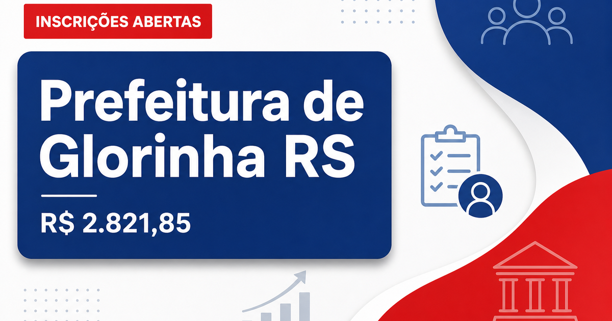 Prefeitura de Glorinha: Prefeitura de Glorinha - RS abre processo seletivo para Professor de Matemática - Prefeitura de Glorinha