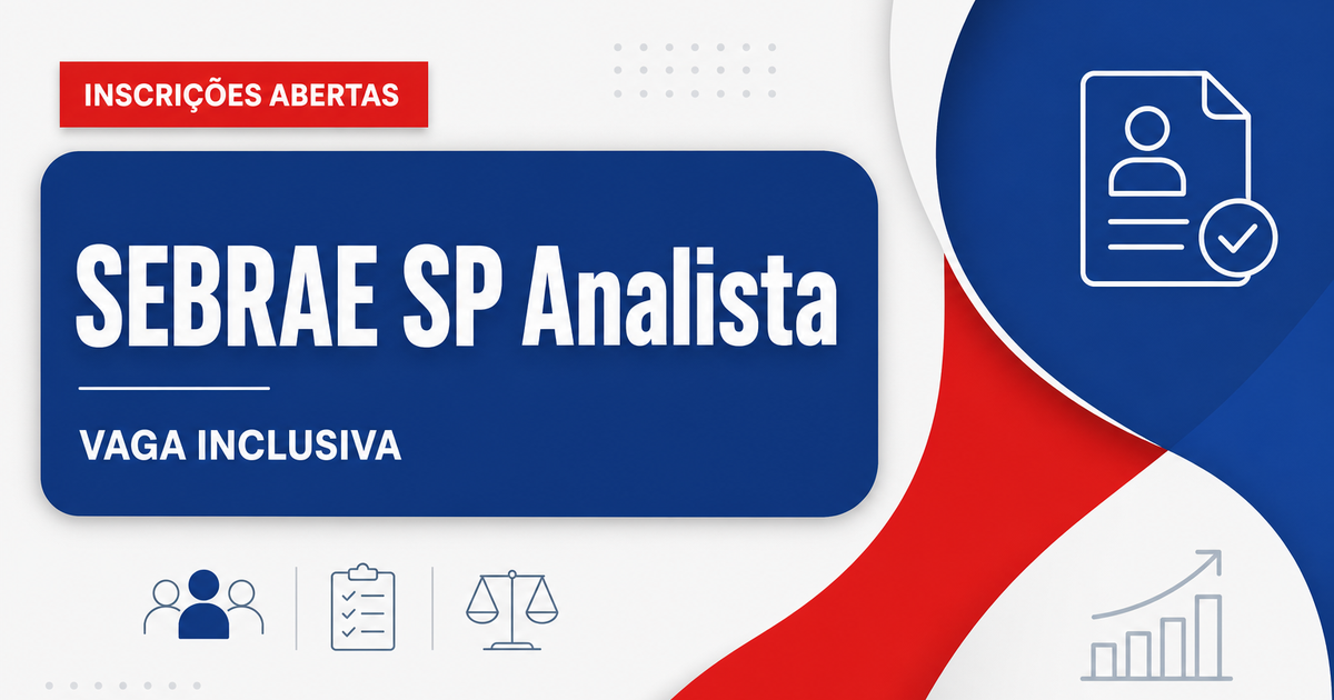 SEBRAE - SP abre seleção para Analista de Atendimento Pleno com vaga exclusiva para pessoas negras - SEBRAE