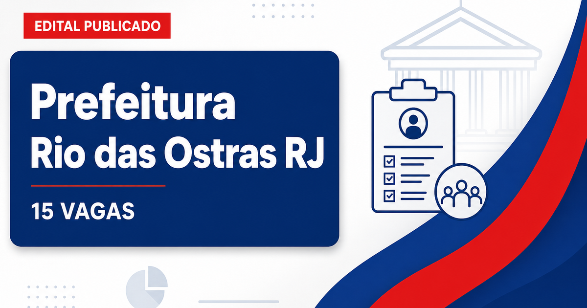 Concurso Prefeitura de Rio das Ostras RJ abre 15 vagas para tradutor-intérprete de Libras - Prefeitura de Rio das Ostras