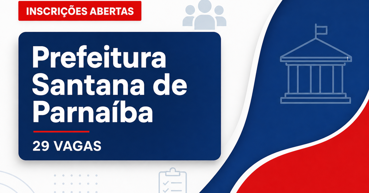 Prefeitura de Santana de Parnaíba: Prefeitura de Santana de Parnaíba - SP abre novo concurso com vagas para diversos nív - Prefeitura de Santana de Parnaíba